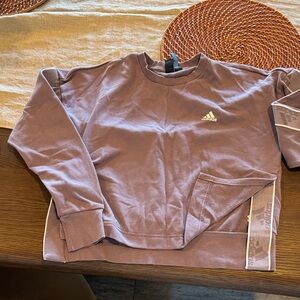 Adidas women’s Lavender Crewneck Sweater